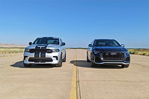 奥迪 RS Q8 与道奇 Durango SRT Hellcat