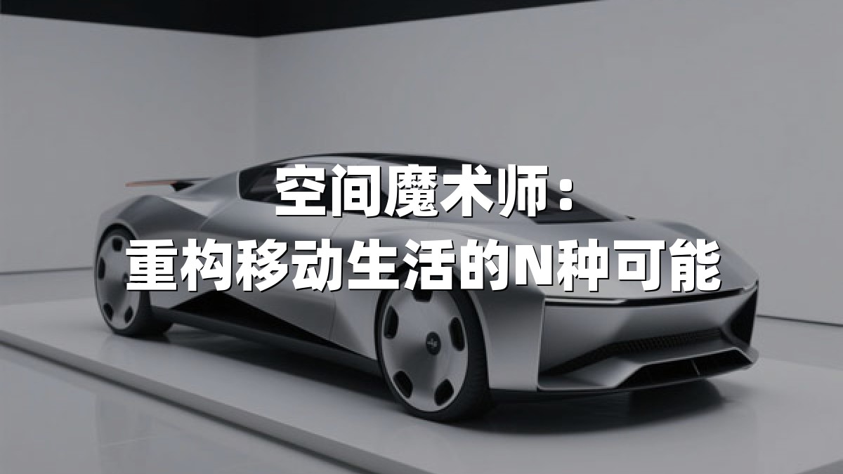 空间魔术师：重构移动生活的N种可能