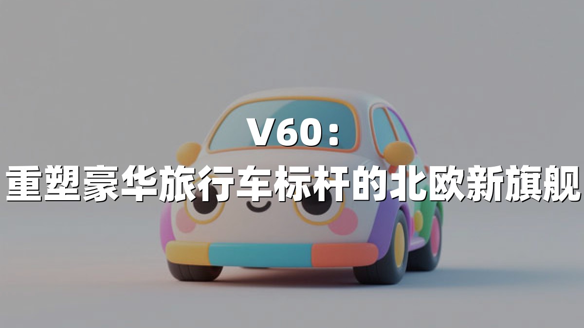 V60：重塑豪华旅行车标杆的北欧新旗舰