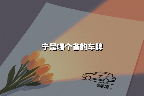 宁是哪个省的车牌(宁是哪个省的简称)