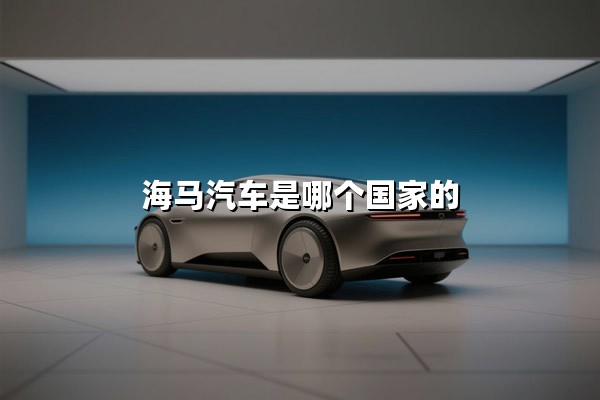 海马汽车是哪个国家的(海马汽车是哪个国家的品牌)