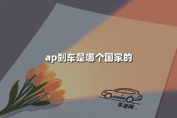 AP刹车是哪个国家的(AP刹车是哪个国家的产品)