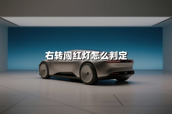右转闯红灯怎么判定（右转红灯右转扣6分吗）
