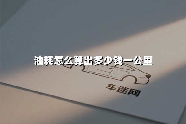油耗怎么算出多少钱一公里(百公里油耗计算公式)
