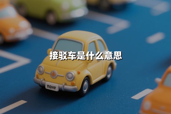 接驳车是什么意思(接驳车是什么车？)